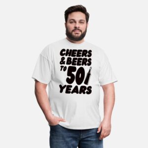 50th Birthday white photo 3