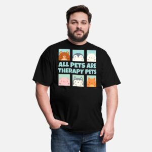 All Pets are Therapy Pets Animal Pet Therapy Menta black photo 3