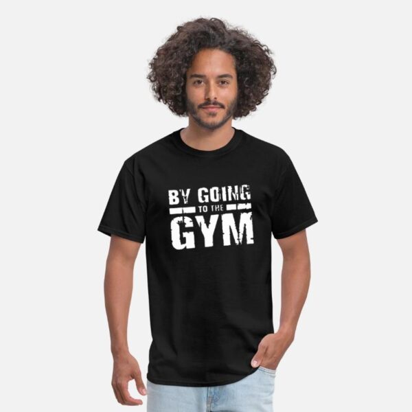 By going to the gym funny black photo 1