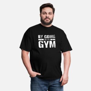 By going to the gym funny black photo 3