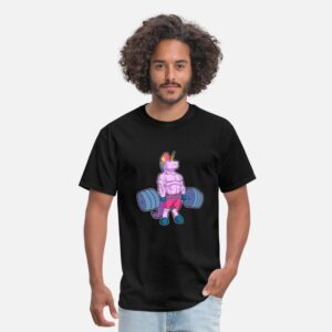 Deadlift Unicorn Gym Wear Funny Gym black photo 1