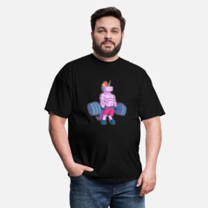 Deadlift Unicorn Gym Wear Funny Gym black photo 3