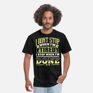 Funny Gym Shirt cool Exercise Workout Gym T-Shirt black photo 1