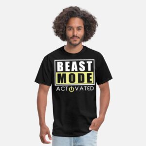 Funny Gym Shirt cool Exercise Workout Gym T-Shirt black photo 1