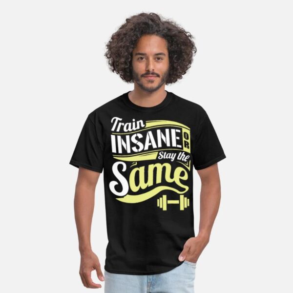 Funny Gym Shirt cool Exercise Workout Gym T-Shirt black photo 1