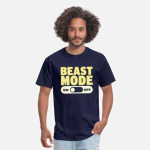 Funny Gym Shirt cool Exercise Workout Gym T-Shirt navy photo 1