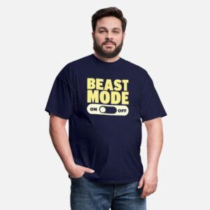Funny Gym Shirt cool Exercise Workout Gym T-Shirt navy photo 3