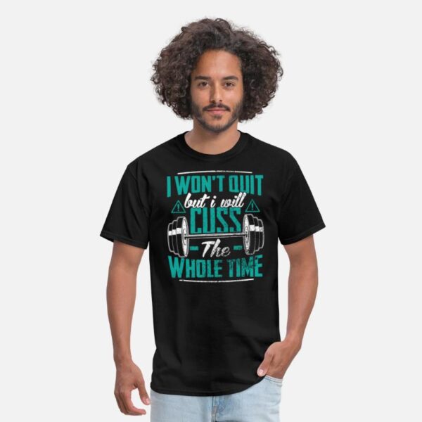Funny Gym T Shirts black photo 1