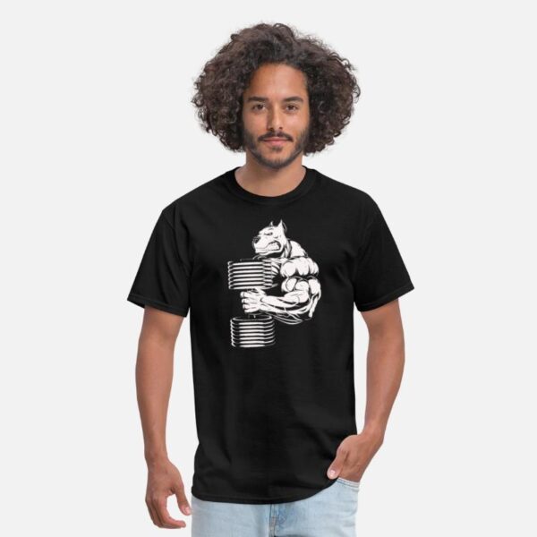 Funny T Shirt gym black photo 1