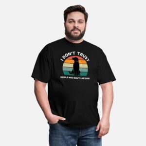 Funny Vintage Sunset Dog Lover Gift black photo 3