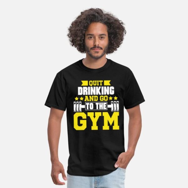 Go to the Gym Funny Gym Workout Fitness Weightlift black photo 1