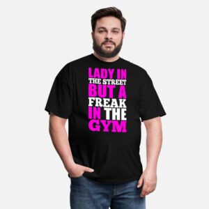 Gym - Lady In The Street But A Freak In The Gym black photo 3