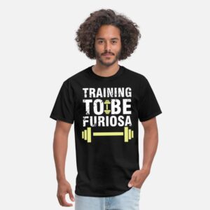 Gym Shirt cool Exercise Funny Workout Gym T-Shirt black photo 1