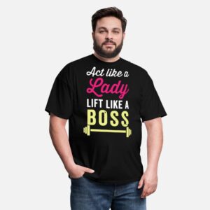 Gym Shirt cool Exercise Funny Workout Gym T-Shirt black photo 3