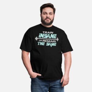 Gym Shirt cool Exercise Funny Workout Gym T-Shirt black photo 3