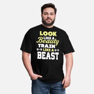 Gym Shirt cool Exercise Funny Workout Gym T-Shirt black photo 3