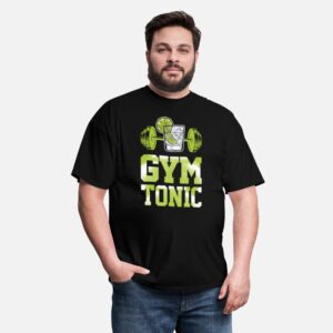 Gym Tonic Exercise And Cocktails Funny Gym Workout black photo 3