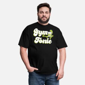 Gym Tonic Exercise And Cocktails Funny Gym Workout black photo 3