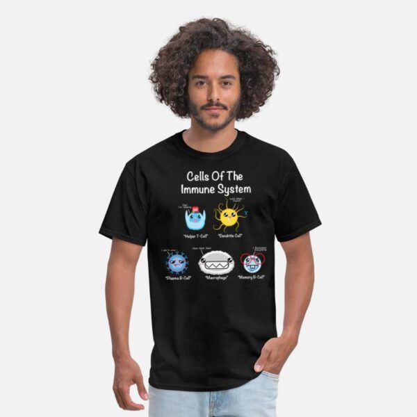 Immune System Cells Biology Science Humor black photo 1