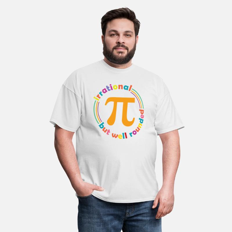 Irrational But Well Rounded Pi Day Funny Math Geek white photo 3