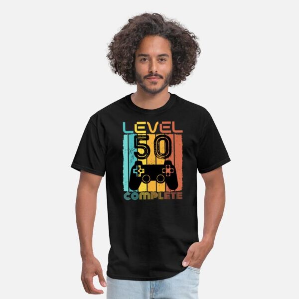 Level 50 Complete Gamer Birthday black photo 1