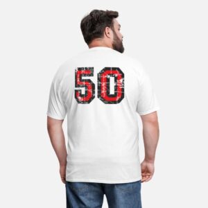 Number 50 (Vintage Red) white photo 4