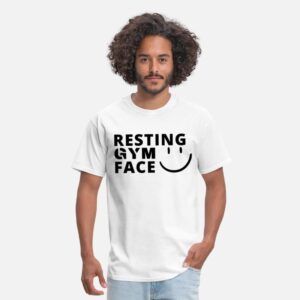 Resting gym face