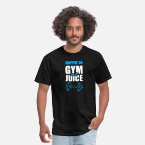 Sippin On Gym Juice Funny Quote Saying Gym Juice black photo 1