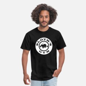 Sloth Gym Funny Lazy Fitness Workout Gym Wear black photo 1