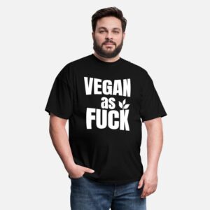 Vegan as Fuck Veganer black photo 3