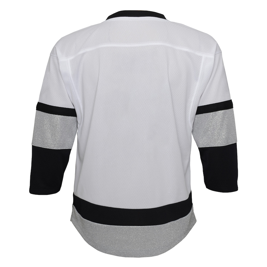 Los Angeles Kings Youth 2021/22 Alternate Topcoolteez Jersey - White photo 3 topcoolteez
