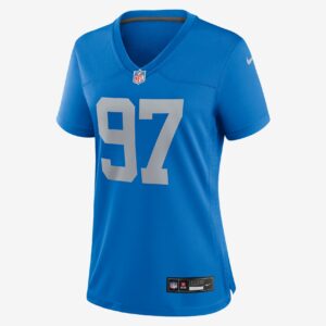 Aidan Hutchinson Detroit Lions Women's Nike NFL Game Football Jersey 1