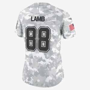 CeeDee Lamb Dallas Cowboys Salute to Service Women’s Nike Dri-FIT NFL Limited Jersey 2