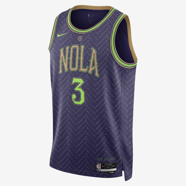 CJ McCollum New Orleans Pelicans 2024/25 City Edition Men's Nike Dri-FIT NBA Swingman Jersey 1
