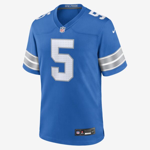 David Montgomery Detroit Lions Men's Nike NFL Game Football Jersey 1
