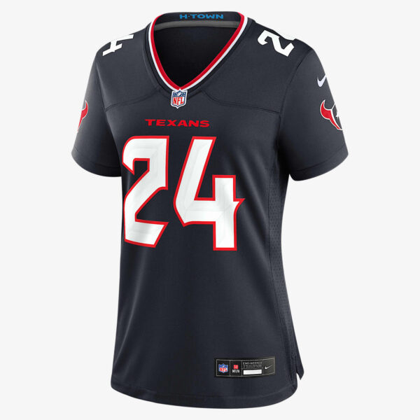 Derek Stingley Jr. Houston Texans Women's Nike NFL Game Football Jersey 1