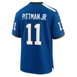 Indiana Nights Michael Pittman Jr. Indianapolis Colts Nike Alternate Game Jersey - Blue photo 3 topcoolteez