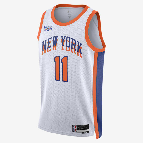 Jalen Brunson New York Knicks 2024/25 City Edition Men's Nike Dri-FIT NBA Swingman Jersey 1