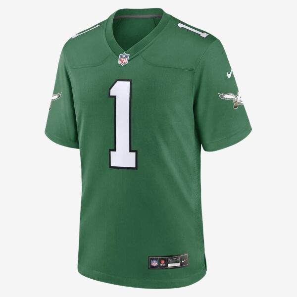 Jalen Hurts Philadelphia Eagles Men's Nike NFL Game Football Jersey 1