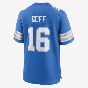 Jared Goff Detroit Lions Men's Nike NFL Game Football Jersey 2