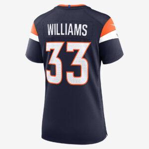 Javonte Williams Denver Broncos Women's Nike NFL Game Football Jersey 2