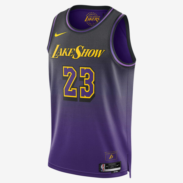 LeBron James Los Angeles Lakers 2024/25 City Edition Men's Nike Dri-FIT NBA Swingman Jersey 1