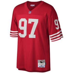 Bryant Young San Francisco 49ers Mitchell & Ness Legacy Replica Jersey - Scarlet photo 2 topcoolteez