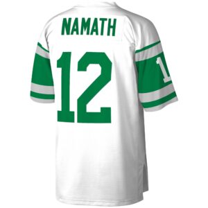 Joe Namath New York Jets Mitchell & Ness Legacy Replica Jersey - White photo 3 topcoolteez