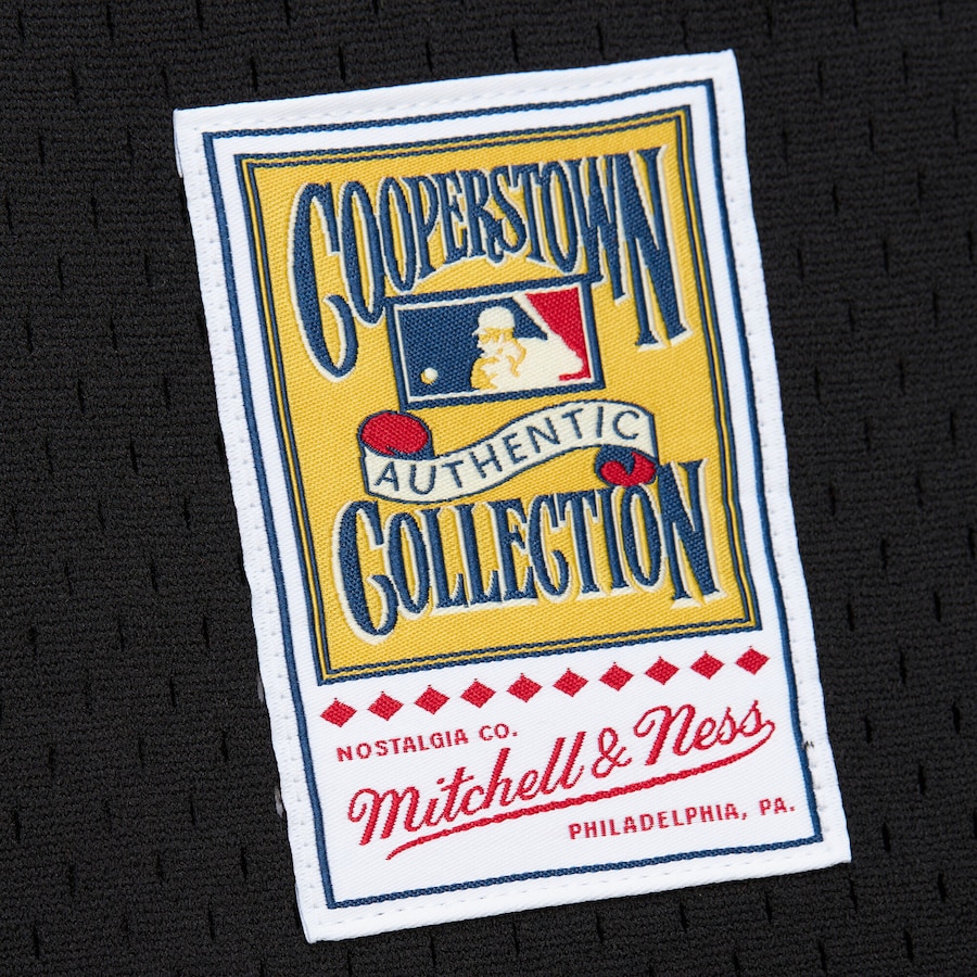 Will Clark San Francisco Giants Mitchell & Ness Cooperstown Collection Mesh Batting Practice Button-Up Jersey  - Black photo 4 topcoolteez