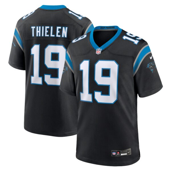 Adam Thielen Carolina Panthers Nike Team Game Jersey - Black photo 1 topcoolteez