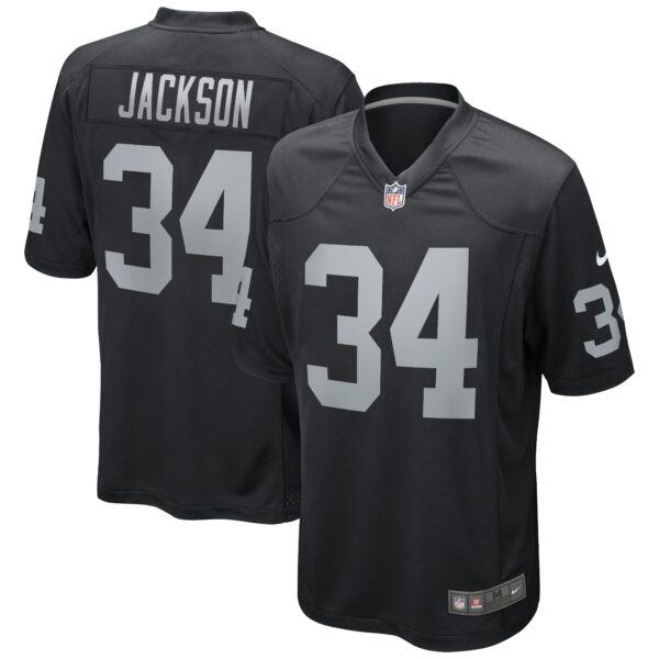 Bo Jackson Las Vegas Raiders Nike Game Retired Player Jersey - Black photo 1 topcoolteez