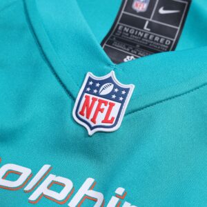 Chasen Hines Miami Dolphins Nike Team Game Jersey -  Aqua photo 4 topcoolteez