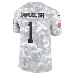 Deebo Samuel Sr San Francisco 49ers Nike 2024 Salute to Service Limited Jersey - Arctic Camo photo 3 topcoolteez