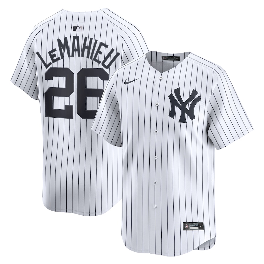 DJ LeMahieu New York Yankees Nike Home Limited Player Jersey - White photo 1 topcoolteez